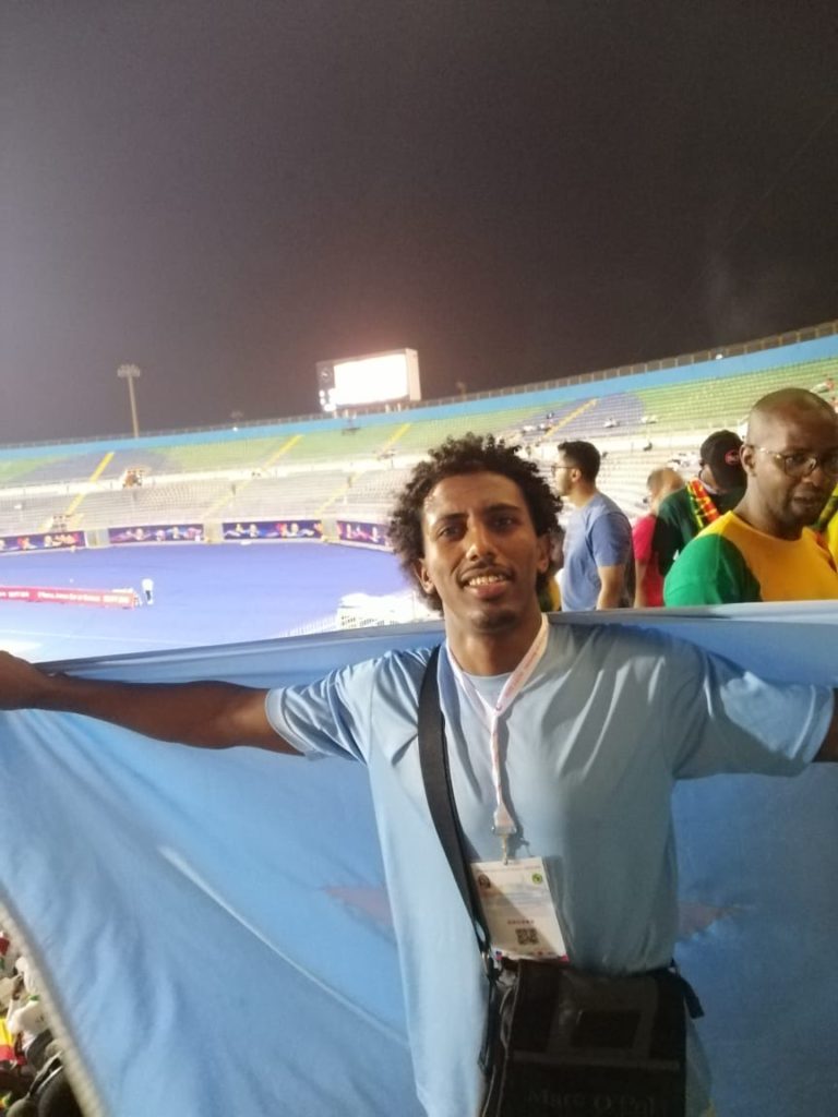 The Somali flag appears in African Cup of Nations in Egypt