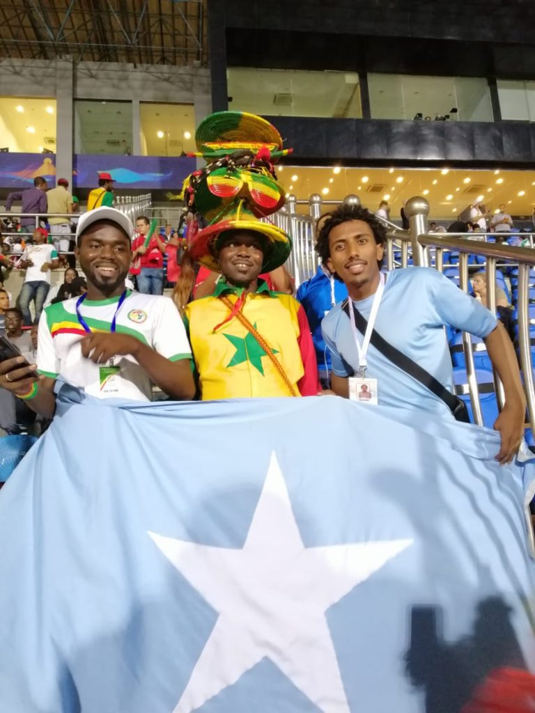 The Somali flag appears in African Cup of Nations in Egypt