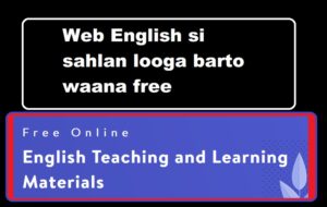 Web English si sahlan looga barto waana free