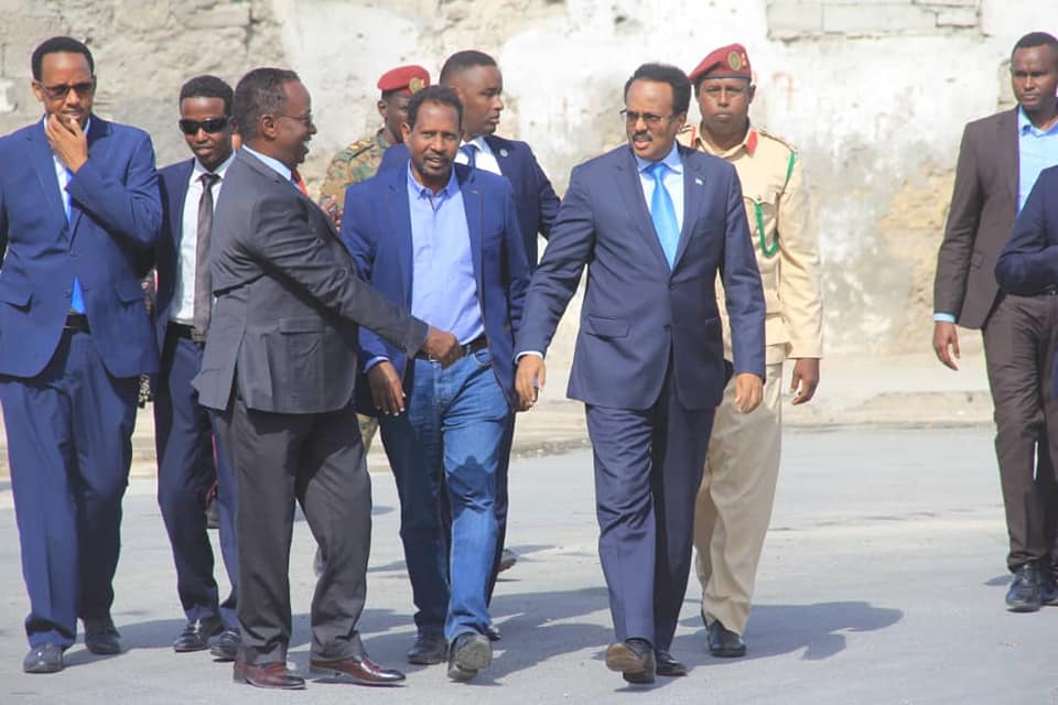 Farmaajo iyo Xasan Sheekh dadka kala taageero